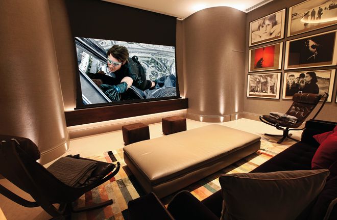 Install Projector Media Room