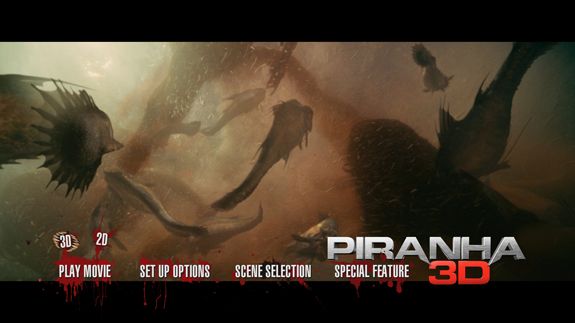 piranha 3d underwater scene